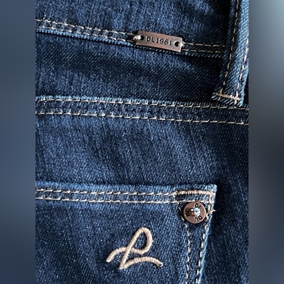 DL1961 Denim Angel Mid Rise Skinny Ankle Jeans Size 27 - Picture 4 of 9